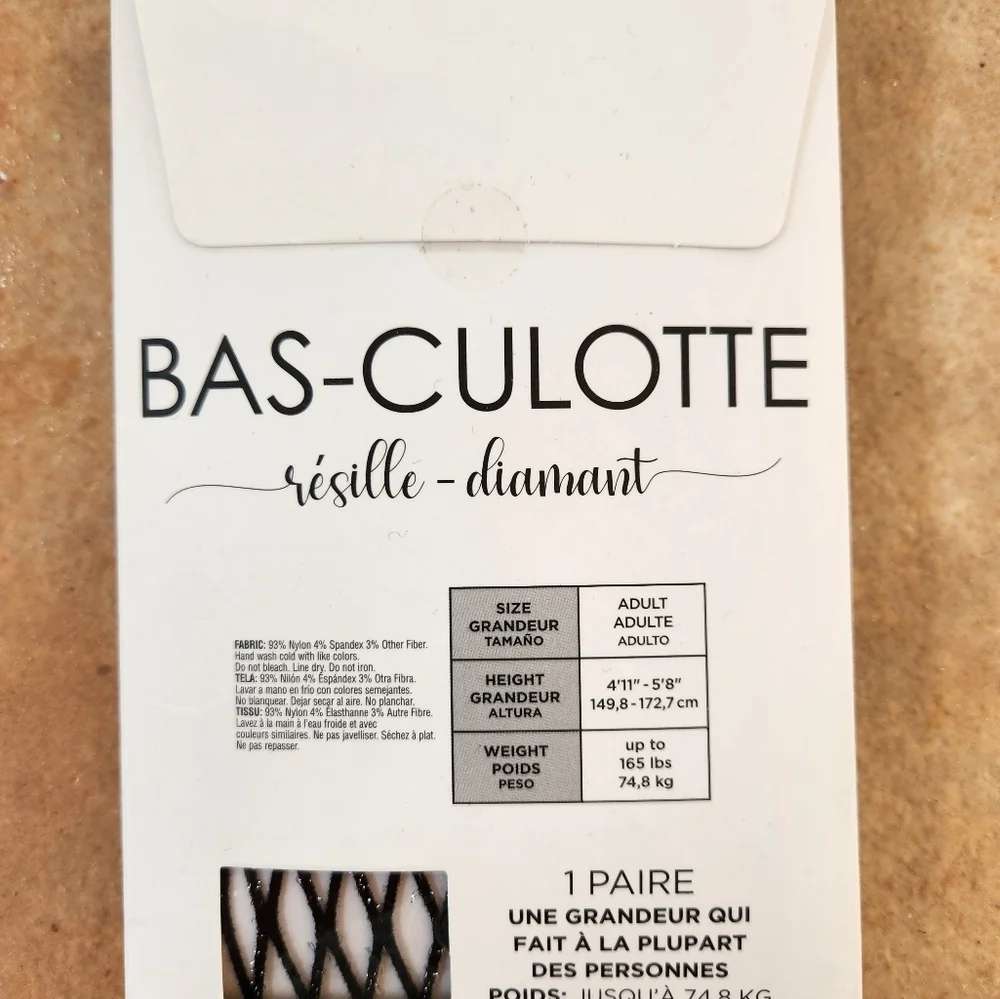 Diamond Net Stockings, New, Adult One size